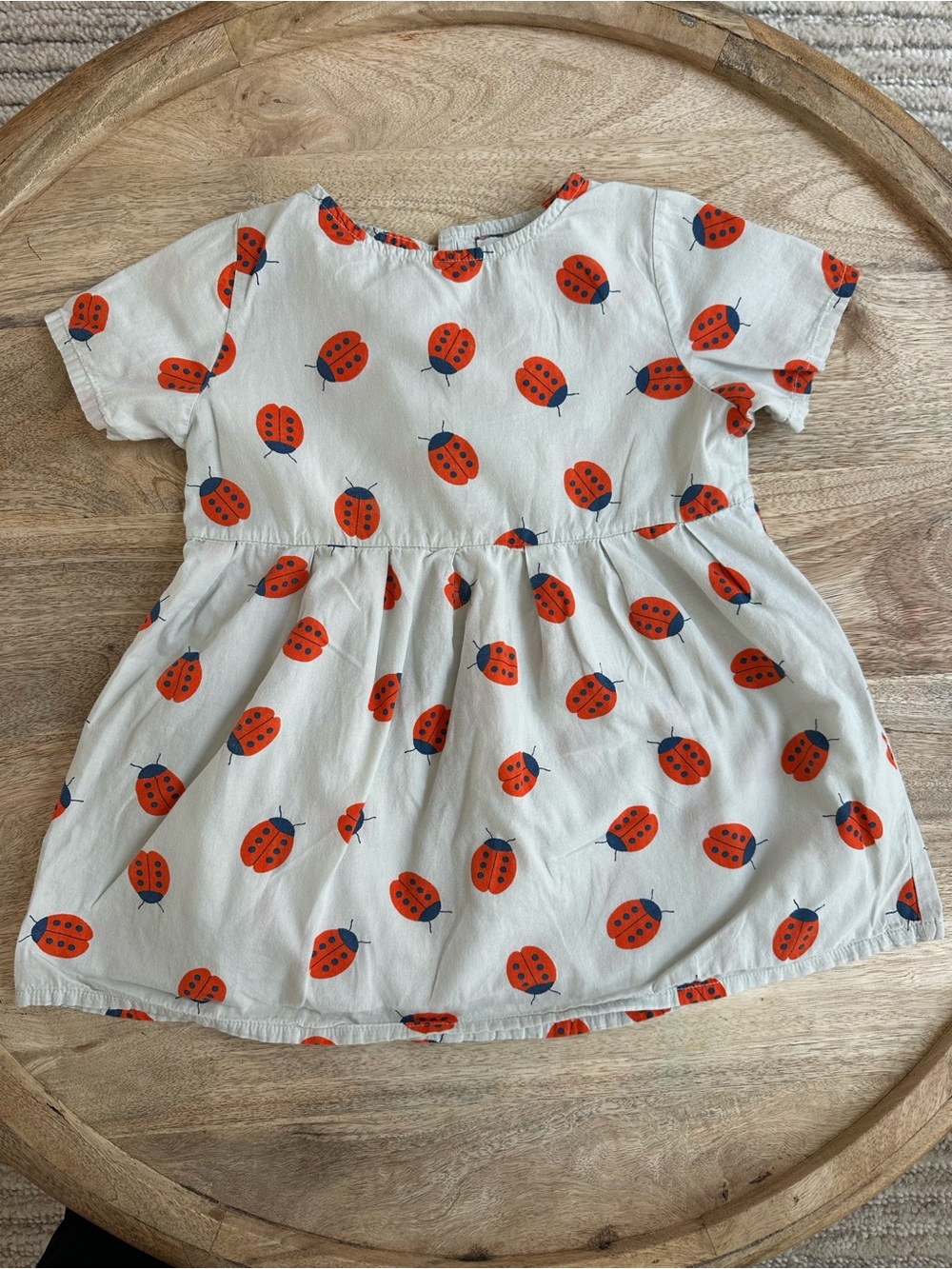 Bobo Choses Ladybug Graphic Dress , Size 2